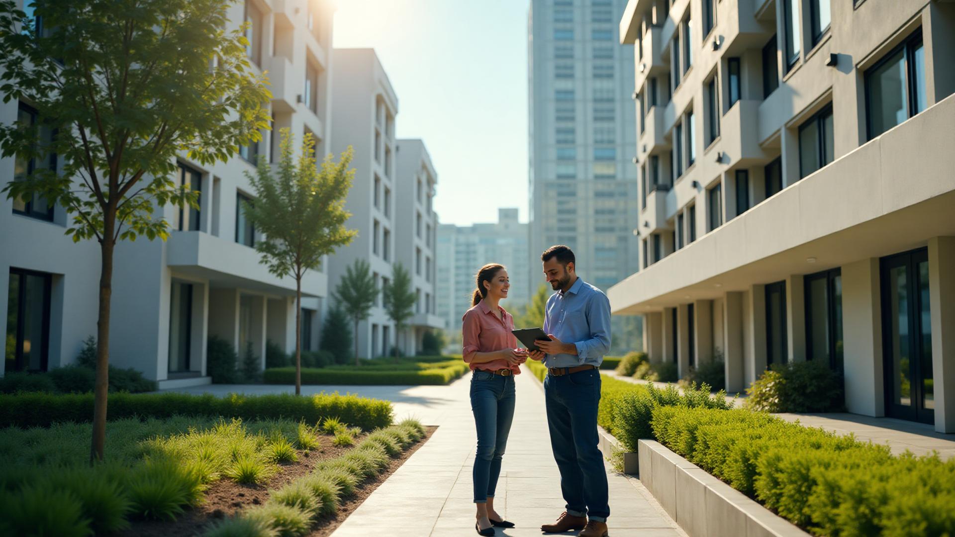 Modern property management dashboard